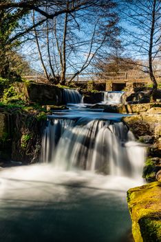 Monte Gelato waterfalls province of Roma
