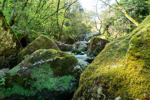 waterfalls torrent of soriano chia viterbo ditch castle