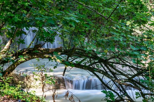 pisciarelle waterfall locality rocca Sanzenone