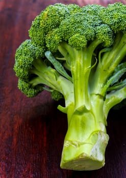 Close up to surface texture of freshness Broccoli vegetable