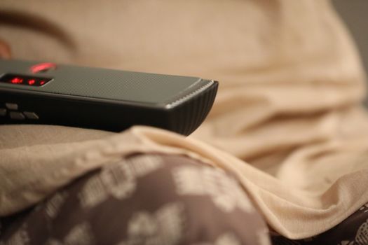 Male hand with Speaker