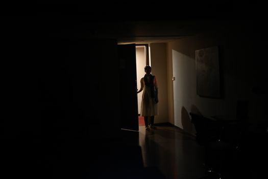 Silhouette of a Female model