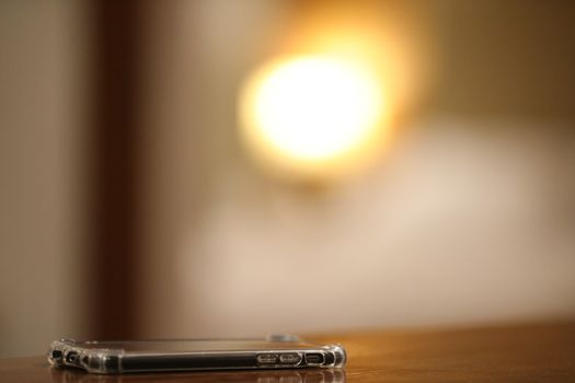 Cell phone on a Table