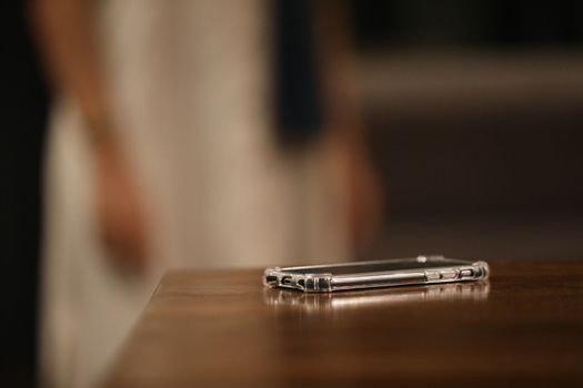 Cell phone on a Table