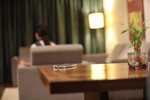 Cell phone on a Table