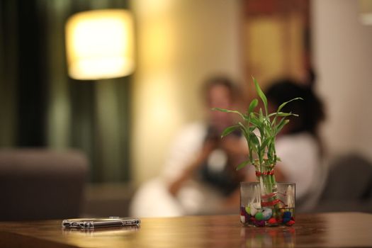 Cell phone on a Table