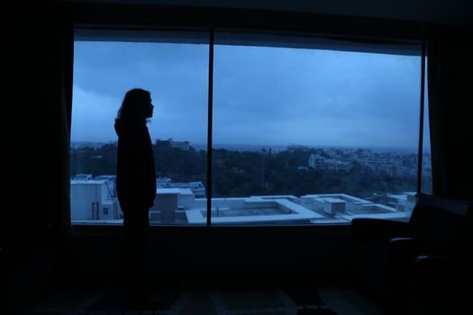 silhouettes at Window