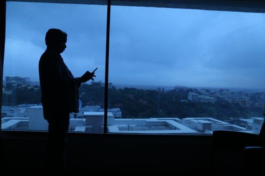 silhouettes at Window