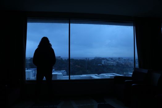 silhouettes at Window