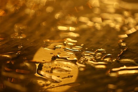 water drops on the glass