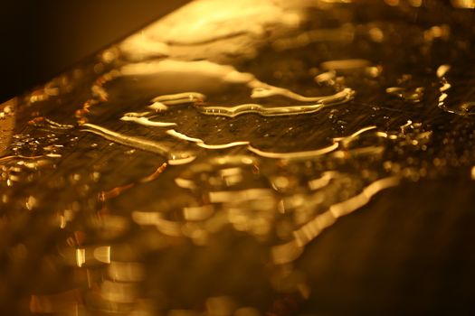 water drops on the glass