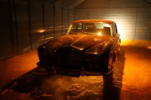 Car Shed in the Night