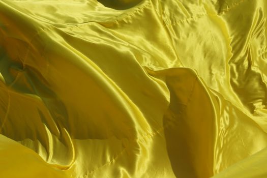 Abstract Yellow color cloth Texture