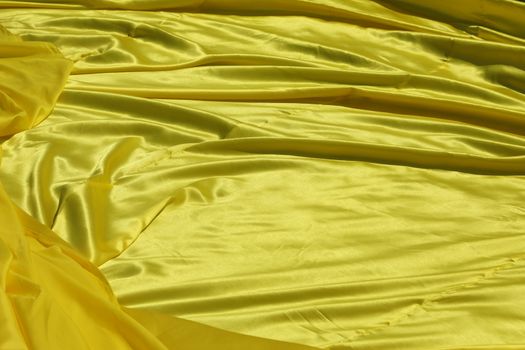 Abstract Yellow color cloth Texture
