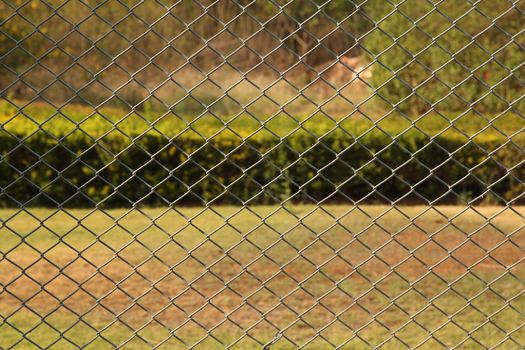 Abstract Metal Fence net