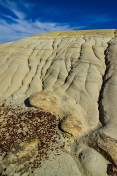 Weird sandstone formations created by erosion at Ah-Shi-Sle-Pah Wilderness Study Area in San Juan County near the city of Farmington, New Mexico. 