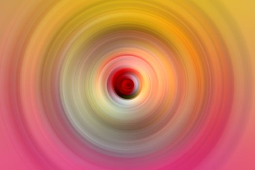 Abstract round background. Circles from the center point. Image of diverging circles. Rotation that creates circles.