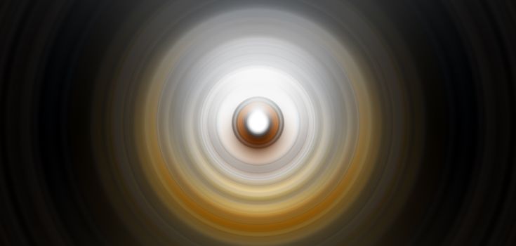 Abstract round background.  Image of diverging circles. Rotation that creates circles.