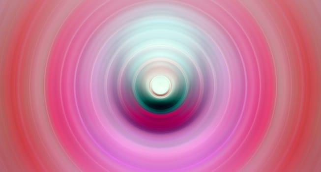 Abstract round background. Circles from the center point. Image of diverging circles. Rotation that creates circles.