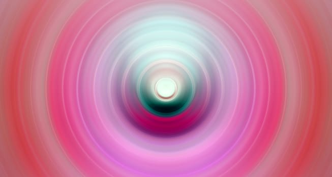 Abstract round background. Circles from the center point. Image of diverging circles. Rotation that creates circles.