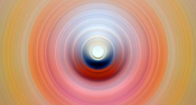 Abstract round background. Circles from the center point. Image of diverging circles. Rotation that creates circles.