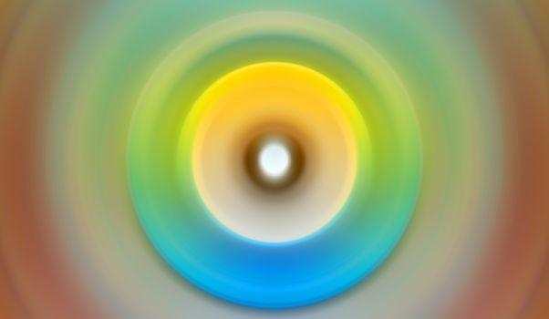 Abstract round background. Circles from the center point. Image of diverging circles. Rotation that creates circles.