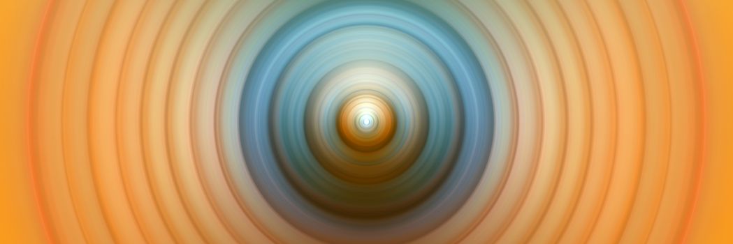 Abstract round background. Circles from the center point. Image of diverging circles. Rotation that creates circles.