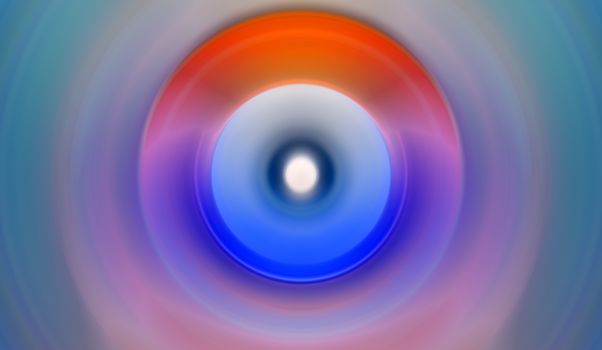 Abstract round background. Circles from the center point. Image of diverging circles. Rotation that creates circles.