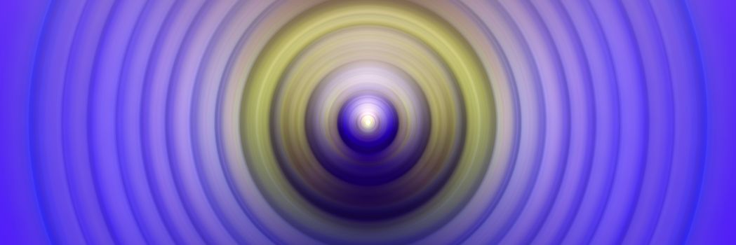 Abstract round background. Circles from the center point. Image of diverging circles. Rotation that creates circles.