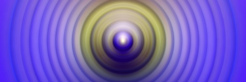 Abstract round background. Circles from the center point. Image of diverging circles. Rotation that creates circles.