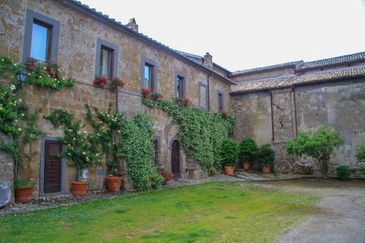 village of Bagnoregio isolated village that can not be reached by car only on foot