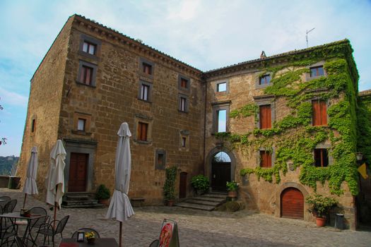 village of Bagnoregio isolated village that can not be reached by car only on foot