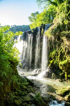 WATERFALL OF MARMORE TERNI UMBRIA LOWER PART