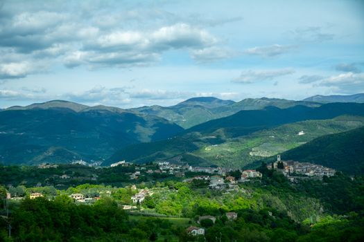 Valnerina valley, town of Arrone and Castel di Lago