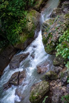 Ponte del Toro Marmore waterfall in Valnerina Umbria