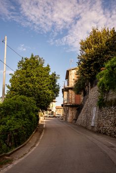 PORTARIA, ACQUASPARTA, UMBRIA 05 09 2020:STREETS OUTSIDE THE COUNTRY