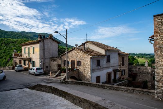 PORTARIA, ACQUASPARTA, UMBRIA 05 09 2020:STREETS OUTSIDE THE COUNTRY