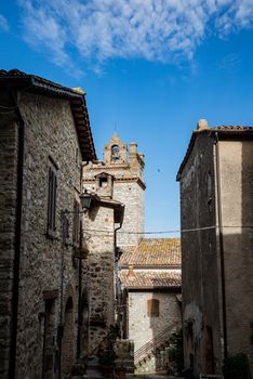 PORTARIA, ACQUASPARTA, UMBRIA 05 09 2020:INTERNAL STREETS OF THE COUNTRY