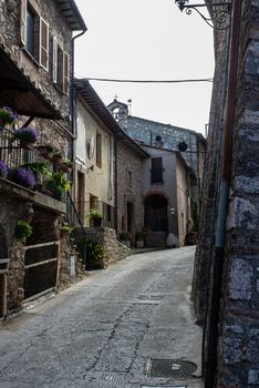 PORTARIA, ACQUASPARTA, UMBRIA 05 09 2020:INTERIOR STREETS OF THE COUNTRY