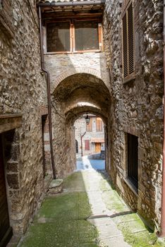 PORTARIA, ACQUASPARTA, UMBRIA 05 09 2020:INTERNAL STREETS OF THE COUNTRY