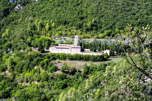 ABBEY OF SAN PIETRO IN VALNERINA VALLEY