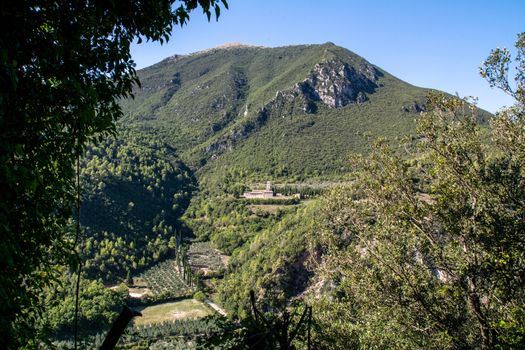 ABBEY OF SAN PIETRO IN VALNERINA VALLEY