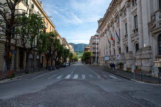 TERNI, UMBRIA 05 05 2020:AVENUE OF THE STATION