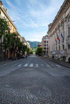 TERNI, UMBRIA 05 05 2020:AVENUE OF THE STATION