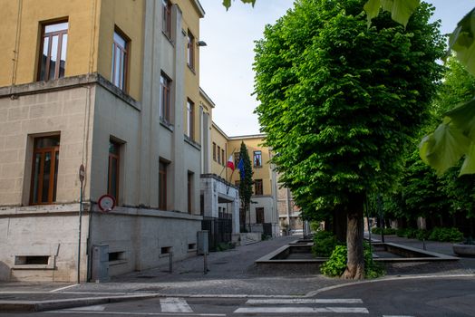 TERNI, UMBRIA 05 05 2020:LINGUISTIC HIGH SCHOOL AREA SAN FRANCESCO