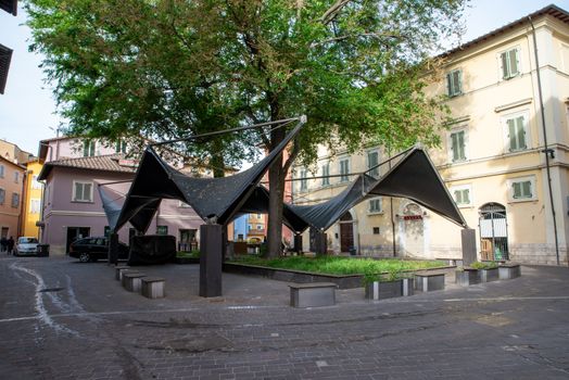 TERNI, UMBRIA 05 05 2020:SQUARE OF OLMO