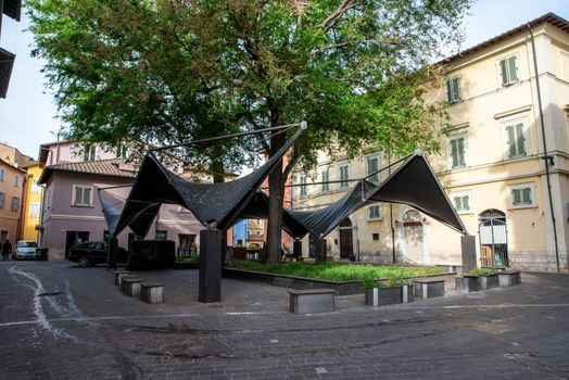 TERNI, UMBRIA 05 05 2020:SQUARE OF OLMO