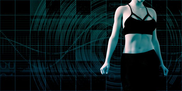 Physical Wellness and Building Muscles as a Health Concept