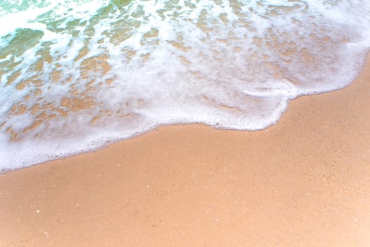 Bubble of Sea wave on the beach