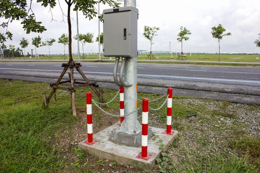 poles Rounding defense steel  safety